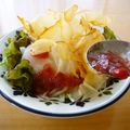 runa10's cooksnap of when they made 梅でさっぱり新玉ねぎのサラダ♡.