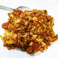えみ_____'s cooksnap of when they made 中華醤油で黒炒飯.