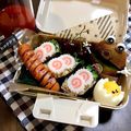 xxmimizuxx's cooksnap of when they made 『なると』の 軍艦おにぎり.