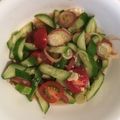 いずみはる's cooksnap of when they made きゅうりトマトミョウガのしみしみサラダ☆.
