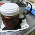 孤食の坐骨's cooksnap of when they made ヘルシー♪クコの実のリンゴ酢はちみつ漬け.