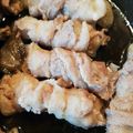 ノンシュガー610's cooksnap of when they made 簡単！豚バラ大根☆スライス大根の肉巻き.