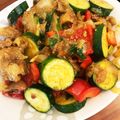 Fionarao's cooksnap of when they made 簡単♪鶏もも肉とズッキーニのカレー炒め.