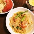 ozameg's cooksnap of when they made エビとアスパラのペペロンチーノ.