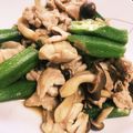 ☆さっちー☆☆'s cooksnap of when they made 豚肉とオクラの炒め物.