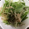 にゃんこりんご's cooksnap of when they made 水菜ともやしのサラダ.