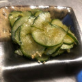 tetomomo's cooksnap of when they made きゅうりのごま和え.