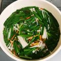 えっちょんJSB3's cooksnap of when they made ニラとえのきの中華スープ☆.