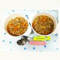 ぶちママ一姫二太郎's cooksnap of when they made １歳 離乳食 肉じゃが 簡単 取り分け.