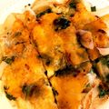 ちいぼうクック's cooksnap of when they made カリッともっちり♡チーズ&大葉のチヂミ.