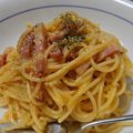 しゃげ。's cooksnap of when they made (ほぼ)混ぜるだけ 本格カルボナーラ.