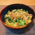 ゆいひん☆'s cooksnap of when they made 卵１コと高野豆腐１枚で炒り卵！にら玉丼.
