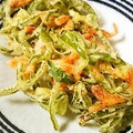 桃太ろす's cooksnap of when they made 【農家のレシピ】ピーマンと桜えびかき揚げ.