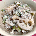 みっくママ's cooksnap of when they made 時短！蓮根ひき肉きゅうりのマヨマス和え♬.
