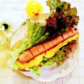 ももちゃんのれしぴ's cooksnap of when they made 朝食簡単♬たまご&ソーセージのロールパン.