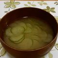 ごるでん's cooksnap of when they made きゅうりの味噌汁.