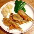 honeybo's cooksnap of when they made 揚げずに楽チン！あふれるチーズの鰯フライ.
