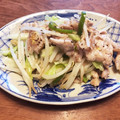 れん食堂's cooksnap of when they made 簡単おかわり必須♪豚肉と韮ともやしの炒め.