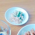 クックN4HFN9☆'s cooksnap of when they made ビニール袋で簡単☆ツナと胡瓜のピリ辛和え.