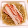 ステルトミチル's cooksnap of when they made ☆カニカマ納豆☆.