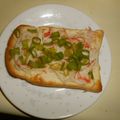 白いぐれーぷ's cooksnap of when they made カニカマの味噌マヨトースト.