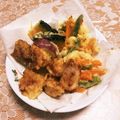 mizuponksk's cooksnap of when they made パリッとサクサク♪野菜とキノコの天ぷら♪.