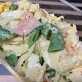 nicamom's cooksnap of when they made スナップエンドウと新玉ねぎの卵サラダ.