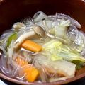 プリン後輩's cooksnap of when they made 超簡単！具だくさん白菜のはるさめスープ♪.