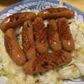 漬物大使's cooksnap of when they made ☆お弁当に♪ウインナーの照焼き☆.