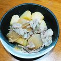 fumcook's cooksnap of when they made 焼肉風味！？大根と豚肉＆じゃがいもの煮物.