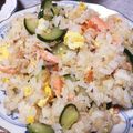 くりすたるけいこ's cooksnap of when they made 塩鮭ときゅうりと炒り卵のサッパリ混ぜご飯.