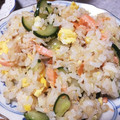 くりすたるけいこ's cooksnap of when they made 塩鮭ときゅうりと炒り卵のサッパリ混ぜご飯.
