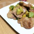 Sac’HiNa's cooksnap of when they made 豚肉とアボカドの生姜焼き.