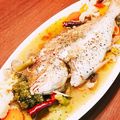 Ken’sBar's cooksnap of when they made 豪快！まるごとれんこ鯛のアクアパッツァ.