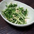 ma―chin's cooksnap of when they made もう一品★水菜のツナ和え.