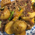 Miyofits☆'s cooksnap of when they made 皮ごと食べよう！新じゃがと牛肉の甘辛煮.