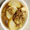 enprive's cooksnap of when they made レンジで簡単！大根とひき肉の煮物.
