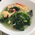 ポメちょん's cooksnap of when they made とろ～り♪小松菜のかに玉あんかけ.