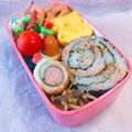 かっちゃん杉's cooksnap of when they made お弁当に！ふりかけで渦巻きご飯.