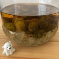 poncoro's cooksnap of when they made 梅シロップの梅から美味しい梅酒（ラム酒）.
