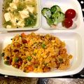 ほけきょ♪'s cooksnap of when they made チャーハン風？オムライス！ 幼児食.