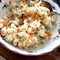 みなッコ's cooksnap of when they made お昼ごはんに簡単エビピラフ.