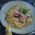 emola's cooksnap of when they made 生ハムと茄子の冷製パスタ.