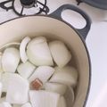 2525miu's cooksnap of when they made 玉ねぎのポタージュ.