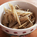 greenbeen's cooksnap of when they made ✿蒟蒻とごぼうの胡麻和え✿.