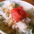 クックMUEI0S☆'s cooksnap of when they made 手抜き！たらこバター卵かけごはん.