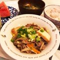 ainuinu's cooksnap of when they made おばぁちゃん万能みそだれ牛バラきのこ炒め.