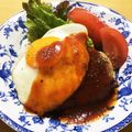 ☆ももぴ☆'s cooksnap of when they made ♡余ったハンバーグでロコモコ丼♡.