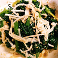 ムーミン☆ママ's cooksnap of when they made ほうれん草とえのきの胡麻和え.