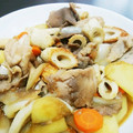 へぼのん's cooksnap of when they made 豚こまとちくわのこっくり炒め.
